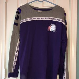 Texas Christian University long sleeve T-shirt